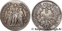 FRANCE 5 francs Union et Force, Union serré, avec glands CONSULATE Paris 1800 (36,85mm, 24,86g, 6h) -