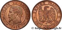FRANCE Deux centimes Napoléon III, tête nue SECOND EMPIRE Lille 1853 (20,17mm, 1,96g, 6h) -