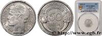 FRANCE 50 centimes Morlon, légère PROVISIONAL GOVERNEMENT OF THE FRENCH REPUBLIC Beaumont-le-Roger 1945 (18mm, 0,70g, 6h) -
