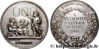 FRANCE Médaille, Société pour l’instruction élémentaire ENSEIGNEMENT 1905 (41,5mm, 37,69g, 12h) -