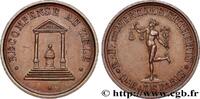 FRANCE MERCURE ET THEMIS LOGES A L’ORIENT DE PARIS - LOGES PARISIENNES 1808 (29mm, 9,72g, 12h) -