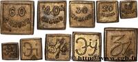 FRANCE Lot de cinq poids d’apothicaire 1/2 drachme, 1 dra ANGLETERRE - POIDS MONÉTAIRE n.d. (16mm, 10,37g, 12h) -