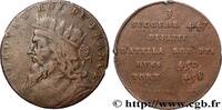FRANCE Règne de MEROVÉE - 3 - frappe Louis XVIII SÉRIE MÉTALLIQUE DES ROIS DE FRANCE n.d. (32mm, 12,80g, 12h) -