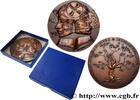 FRANCE Médaille, Conseil International des archives HISTORIENS ET CONSERVATEURS Monnaie de Paris 1977 (89,5mm, 329,23g, 12h) -
