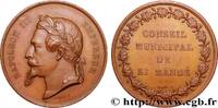 FRANCE Médaille, Conseil municipal CONSEIL GÉNÉRAL, DÉPARTEMENTAL OU MUNICIPAL - CONSEILLERS 94 - Saint-Mandé n.d. (36,5mm, 20,68g, 12h) -