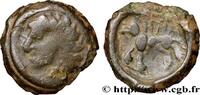 Bronze SNIA au loup après 52 AC. FRANKREICH DUROCASSES (Region die Dreux) Dreux (28) après 52 AC. (18mm, 3,86g, 7h) S/SS