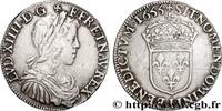 FRANCE Demi-écu, portrait à la mèche longue LOUIS XIV THE SUN KING Limoges 1655 (31,5mm, 13,46g, 6h) -