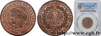 FRANCE 5 centimes Cérès III REPUBLIC Paris 1878 (25mm, 5g, 6h) -
