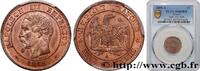 FRANCE Deux centimes Napoléon III, tête nue SECOND EMPIRE Paris 1855 (20mm, 2g, 6h) -