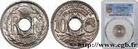 FRANCE 10 centimes Lindauer III REPUBLIC 1920 (21mm, 4g, 6h) -