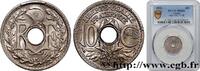 FRANCE 10 centimes Lindauer III REPUBLIC 1921 (21mm, 4g, 6h) -