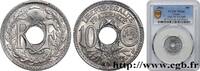 FRANCE 10 centimes Lindauer en zinc, Cmes souligné et mil FRENCH STATE 1941 (21mm, 2,50g, 6h) -