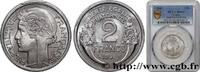 FRANCE 2 francs Morlon, aluminium PROVISIONAL GOVERNEMENT OF THE FRENCH REPUBLIC 1941 (27mm, 2,2g, 6h) -
