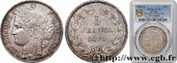 FRANCE 5 francs Cérès, sans légende GOUVERNEMENT DE LA DÉFENSE NATIONALE Paris 1870 (37mm, 25g, 6h) -