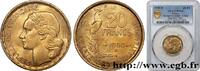 FRANCE 20 francs Georges Guiraud, 4 faucilles IV REPUBLIC Beaumont-Le-Roger 1950 (23,51mm, 4,00g, 6h) -
