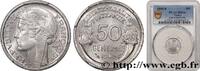 FRANCE 50 centimes Morlon, légère PROVISIONAL GOVERNEMENT OF THE FRENCH REPUBLIC Beaumont-le-Roger 1945 (18mm, 0,70g, 6h) -