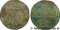 RUSSIA 2 Kopecks Paul Ier RUSSIA Ekaterinbourg 1797 (36,99mm, 19,91g, 12h) -