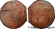 NETHERLANDS INDIES 1 Duit “LN” initiales de Louis Napoléon roi de Hol NETHERLANDS INDIES Harderwijk 1810 (21,5mm, 3,08g, 12h) -