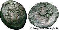 FRANCE Bronze IIPOS à l’échassier GALLIA - ARVERNI (Area of Clermont-Ferrand) Clermont-Ferrand (63) Ier siècle avant J.-C. (17mm, 1,96g, 10h) -