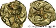 FRANCE Potin au taureau et au lis, classe Ia HIGH AND MIDDLE SEINE c. Ier siècle avant J.-C. (16,5mm, 1,87g, 3h) -