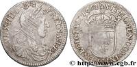 FRANCE Douzième d'écu, portrait apollinien LOUIS XIV THE SUN KING Limoges 1662 (20mm, 2,31g, 6h) -