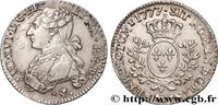FRANCE Cinquième d'écu aux branches d'olivier LOUIS XVI Pau 1777 (26mm, 5,87g, 6h) -