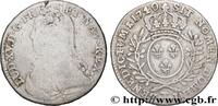FRANCE Demi-écu aux branches d'olivier, buste habillé LOUIS XV THE BELOVED Nantes 1740 (31,5mm, 14,10g, 6h) -