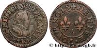 FRANCE Denier tournois, 1er type de Paris HENRY III Paris, Moulin des Étuves n.d. (16,5mm, 2,02g, 6h) -