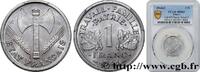 FRANCE 1 franc Francisque, légère FRENCH STATE Castelsarrasin 1944 (23mm, 1,3g, 6h) -