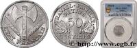 FRANCE 50 centimes Francisque, légère FRENCH STATE Beaumont-Le-Roger 1944 (18 mmmm, 0,70g, 6h) -