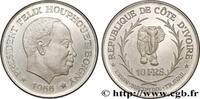 IVORY COAST 10 Francs Félix Houphouet Boigny IVORY COAST 1966 (35mm, 25,00g, 6h) -