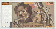 FRANCE 100 Francs DELACROIX imprimé en continu FRANCE 100 Francs DELACROIX imprimé en continu 1990 UNC- -