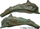 Classic 1 (480 BC to 400 BC) Dauphin SARMATIA - OLBIA Olbia, Thrace c. 500-400 AC. (34mm, 2,23g, h) -