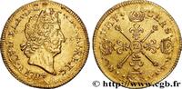 FRANCE Louis d'or aux insignes LOUIS XIV THE SUN KING Grenoble 1704 (27mm, 6,70g, 6h) -