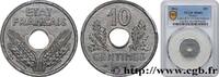 FRANCE 10 centimes État français, grand module FRENCH STATE Paris 1941 (21mm, 2,5g, 6h) -