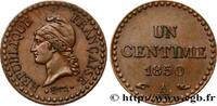 FRANCE Un centime Dupré, IIe République II REPUBLIC Paris 1850 (18mm, 2,00g, 6h) -