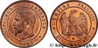 FRANCE Dix Centimes Napoléon III tête nue SECOND EMPIRE Marseille 1853 (30mm, 9,94g, 6h) -