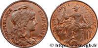 FRANCE 10 centimes Daniel-Dupuis III REPUBLIC 1905 (30mm, 9,92g, 6h) -