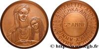 FRANCE Médaille, Sainte Anne MÉDAILLES RELIGIEUSES Monnaie de Paris 1976 (75,5mm, 181,34g, 12h) -