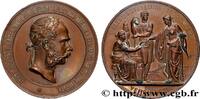 FRANCE Médaille, Exposition Universelle, Au mérite EXPOSITIONS UNIVERSELLES Autriche, Vienne 1873 (70mm, 132,71g, 12h) -