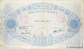FRANCE 500 Francs BLEU ET ROSE modifié FRANCE 500 Francs BLEU ET ROSE modifié 1939 VG -