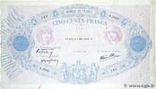 FRANCE 500 Francs BLEU ET ROSE modifié FRANCE 500 Francs BLEU ET ROSE modifié 1938 F -