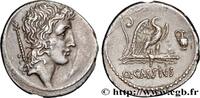 THE REPUBLIC (280 BC to 27 BC) Denier CASSIA Rome 55 AC. (19mm, 3,70g, 6h) -