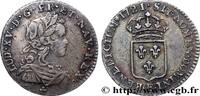 FRANCE Douzième d'écu dit de France LOUIS XV THE BELOVED Tours 1721 (19,5mm, 1,99g, 6h) -