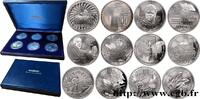FRANCE Coffret Belle Épreuve de six Essais - La liberté r COMMEMORATIVE COINS MONNAIE DE PARIS Paris n.d. (37mm, g, 6h) -