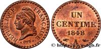 FRANCE Un centime Dupré, IIe République II REPUBLIC Paris 1848 (18mm, 2,00g, 6h) -