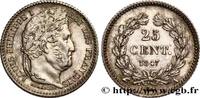 FRANCE 25 centimes Louis-Philippe LOUIS-PHILIPPE I Paris 1847 (15mm, 1,25g, 6h) -
