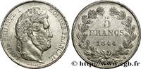FRANCE 5 francs IIIe type Domard LOUIS-PHILIPPE I Strasbourg 1844 (37mm, 24,95g, 6h) -