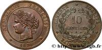 FRANCE 10 centimes Cérès III REPUBLIC Paris 1874 (30,11mm, 9,99g, 6h) -