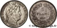 FRANCE 1 franc Louis-Philippe, couronne de chêne LOUIS-PHILIPPE I Paris 1847 (23,02mm, 4,96g, 6h) -
